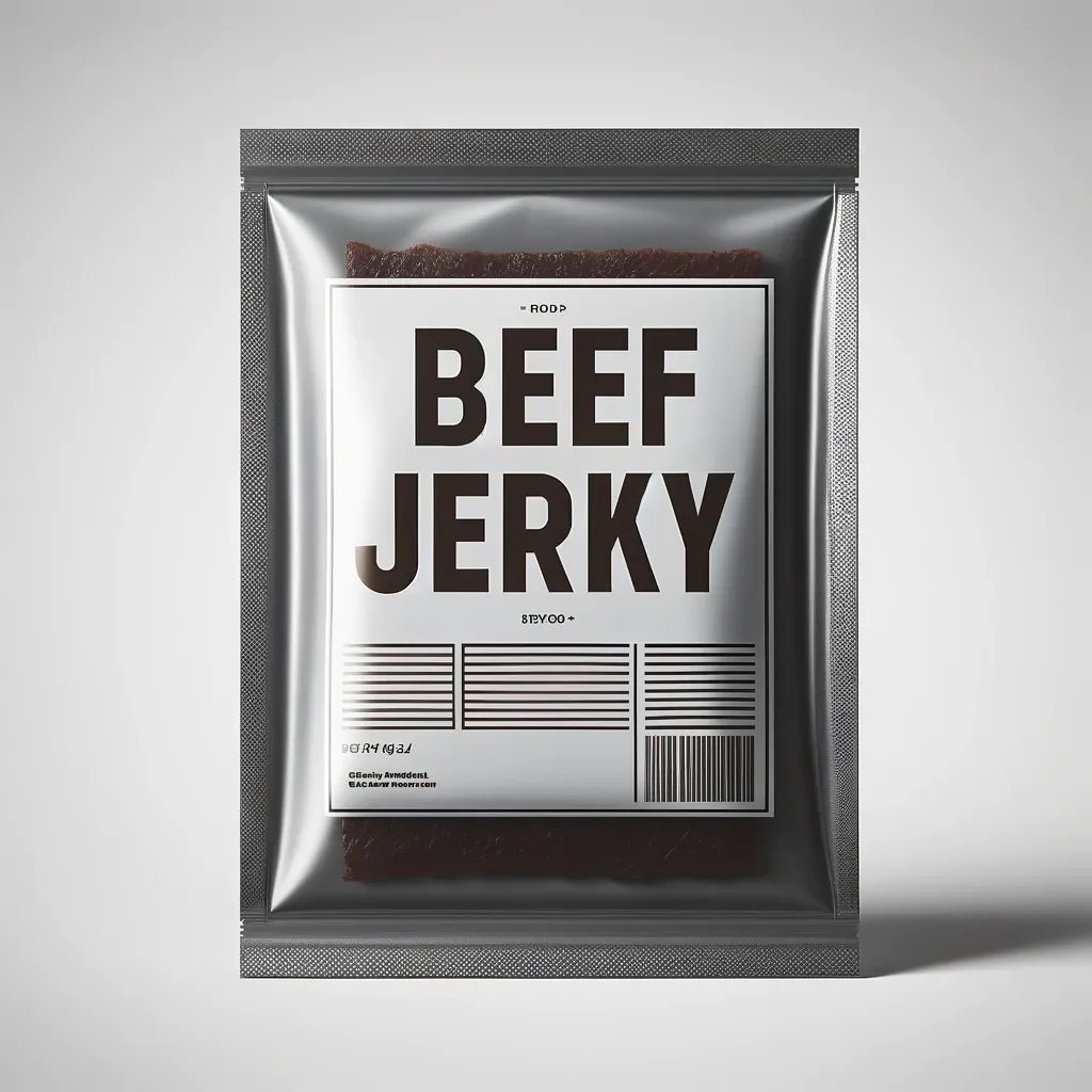 Beef Jerky Label 