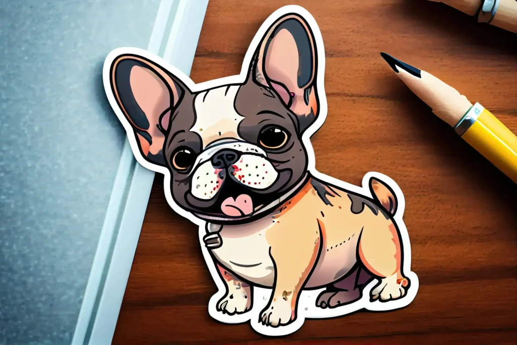 Puppy sticker 