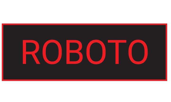 Roboto Best Font for Warning Labels