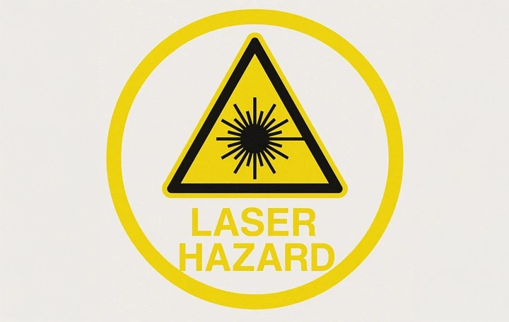 Laser Hazard Warning Label