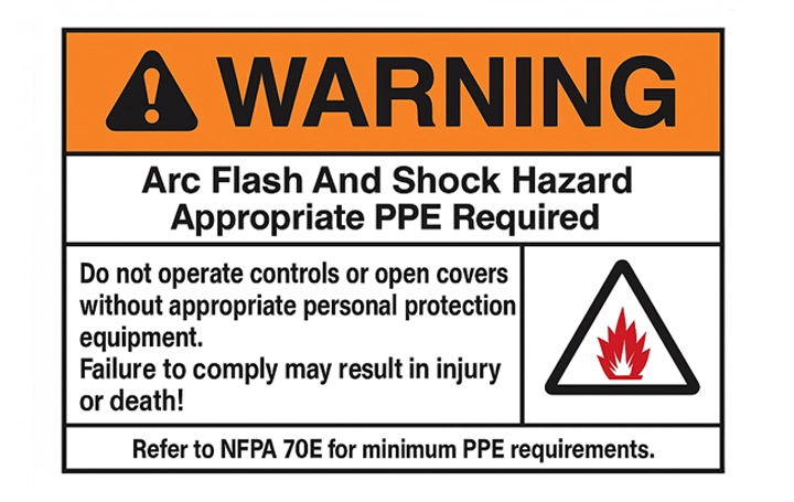 NFPA 70E Label