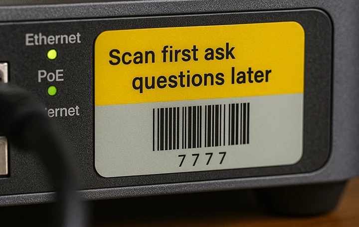 Barcode Asset Tags Example